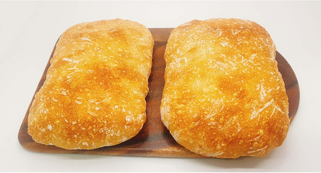 우리밀 치아바타 천연발효 건강 비건 당뇨 다이어트, 140g, 1개
