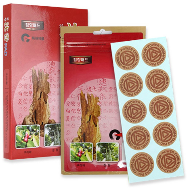 침향패드 10팩 총200개 건강패치 효도선물, 200개