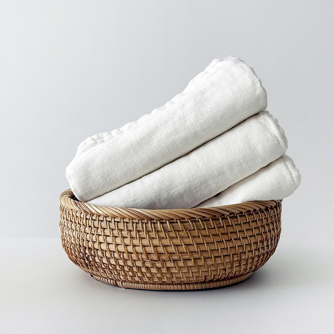 강화 소창 수건 3겹 정련완료 무형광, 3개, 소창수건