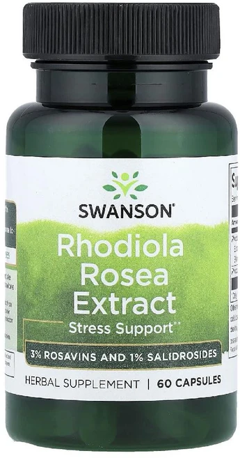스완슨 홍경천 추출물 로디올라 Rhodiola Rosea Extract 캡슐 60정, Swanson, 홍경천 추출물, 캡슐 60정, 1개 - 쿠팡