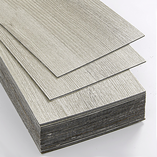 믿음직함 접착식 직사각 장판 우드 데코타일 20장, 20개, PVC 미스티 그레이지