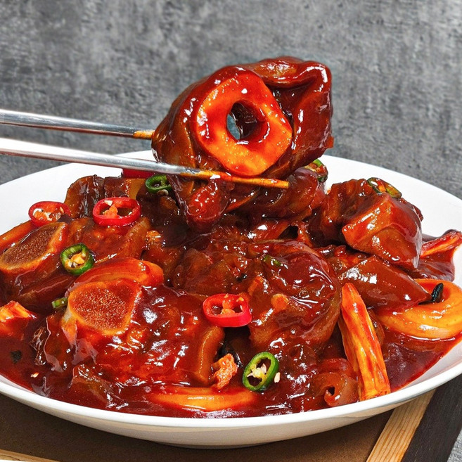 (주)성진한우 한우 매운 우족찜 밀키트 700g 2팩, 2개