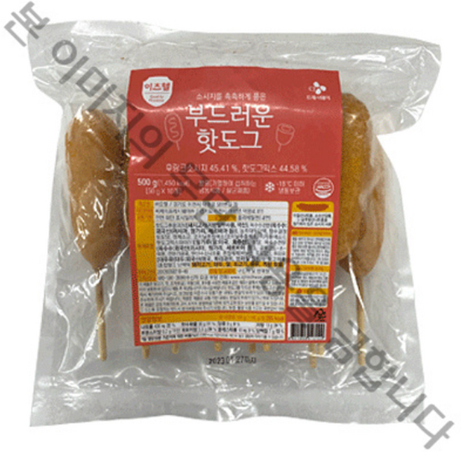 이츠웰 부드러운핫도그 (50g*10입), 500g, 1개