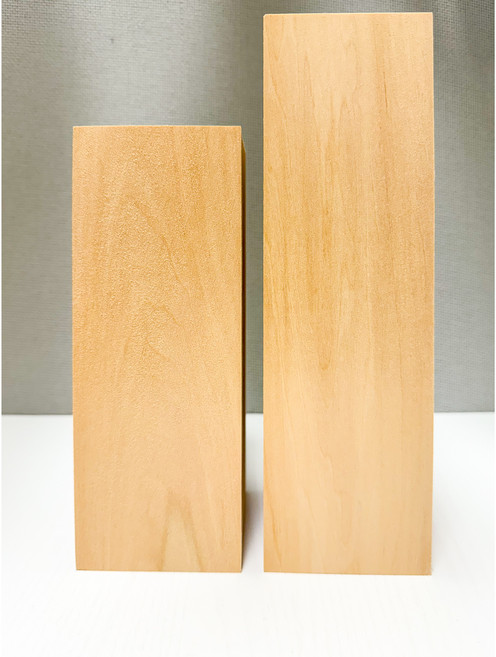 특대형 75X75mm 우드카빙 조각용 바스우드 블랭크, 75X75X250mm, 2개