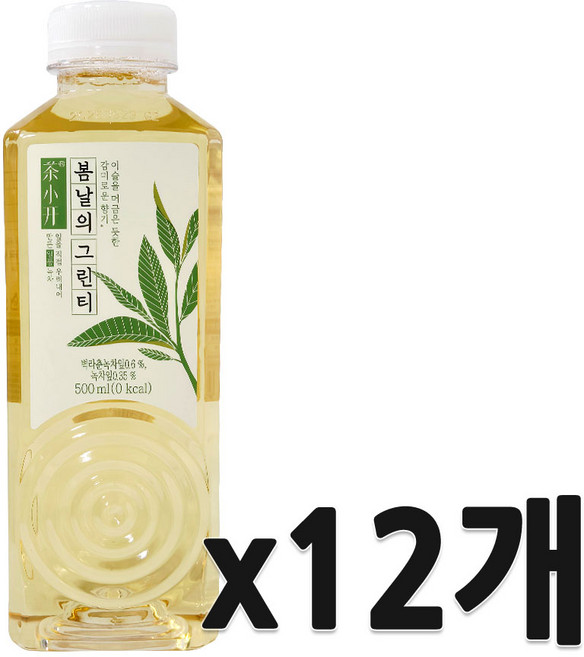 태항 봄날의 그린티, 500ml, 12개