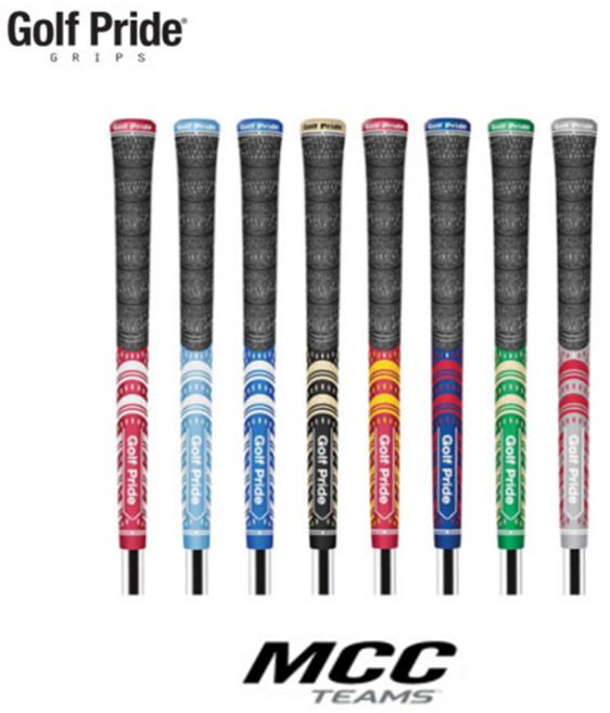 골프프라이드 MCC TEAMS 팀스 골프그립, 그레이/레드, 1개