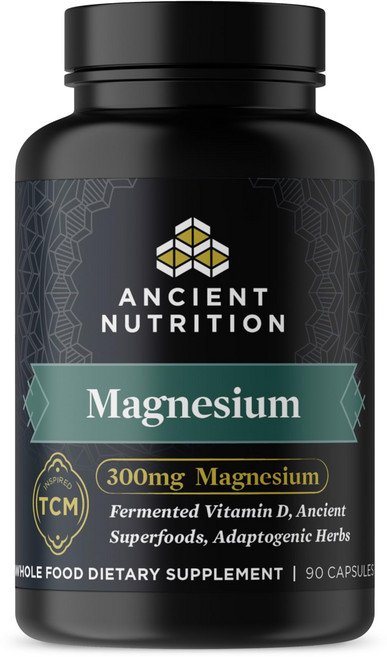 에인션트 뉴트리션 마그네슘 보충제 비타민 D 함유 마그네슘 Magnesium Supplement by Ancient Nutrition Magnesium 300mg with Vi, 1개