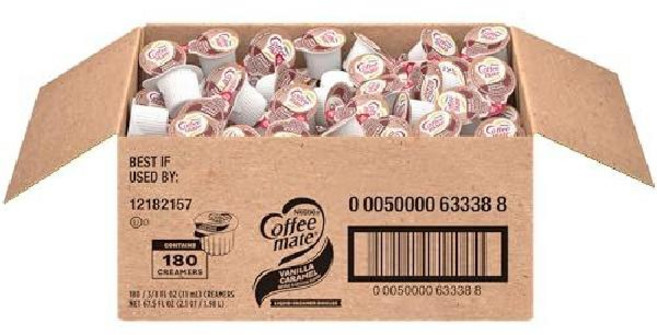 네슬레 커피메이트 액상 크리머 바닐라 180개입 락토프리 Coffee mate, 30개, 1개