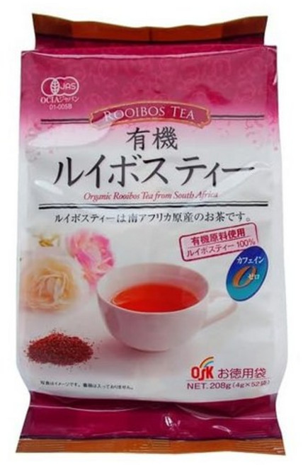 OSK 덕용 유기 루이보스티 오가닉 52P 4gX52봉3세트, 사이즈