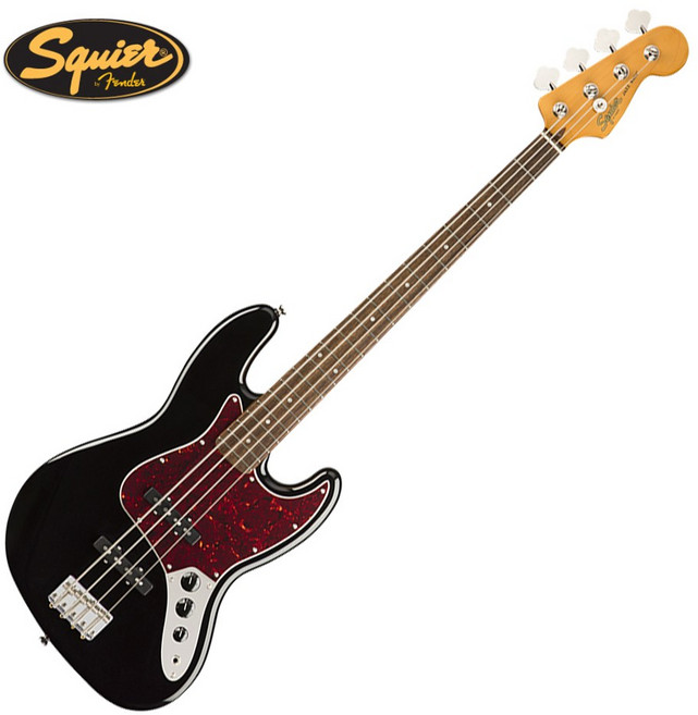 스콰이어 베이스기타 CLASSIC VIBE 60S JAZZ BASS, Black, 1개