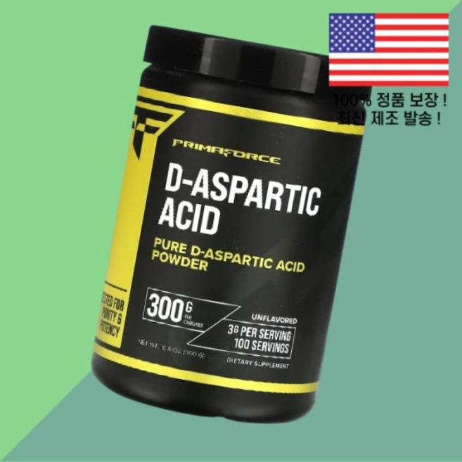 프리마포스 D-아스파르트산 아미노산 파우더 가루 분말 무향 10.7온스 300g Primaforce D Aspartic Acid Powder Unflavored 10.7oz, 1개 - 쿠팡
