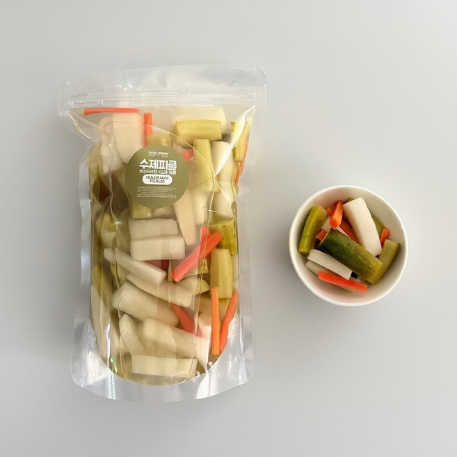 수제 피클 무 오이 당근 핸드메이드, 1.2kg, 1개