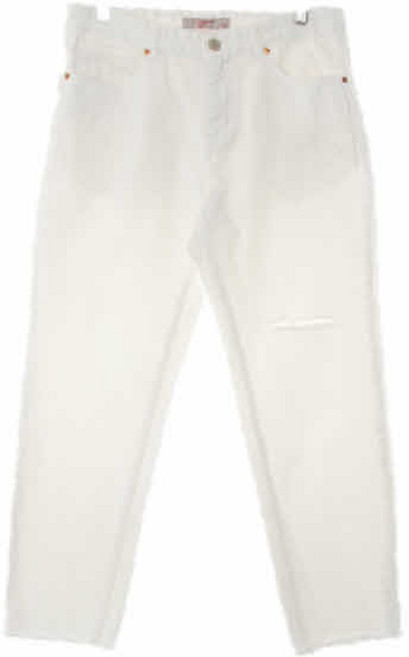 5905 에잇세컨즈 화이트 데님 디스트로이드컷팅보이핏진 [78]