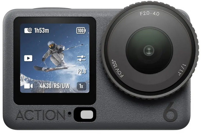 DJI Osmo Action 6 暢拍套裝 256G高速記憶卡, 1組, 暢拍套裝+256G高速記憶卡+副廠磁吸掛脖支架+鋼化膜