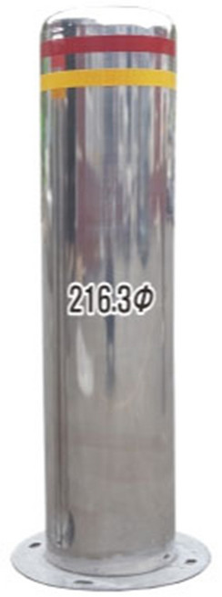 WS 스텐일자볼라드 앙카식 216파이 횡단보드 차단봉, WS 스텐 일자볼라드 (앙카식), 216.3Ø x 700mm x 2T, 1개