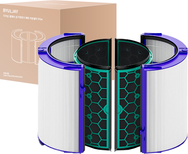 별제이 다이슨 공기청정기 고급형 필터교체 TP04 TP05 HP04 호환용, 1개, 다이슨 필터 TP04 블루
