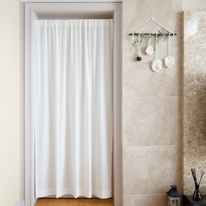 국내 제작 순수 면 100% 데일리 광목 가리개 커튼 - 쿠팡