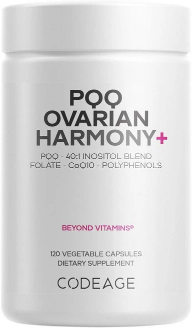 코드에이지 피큐큐 오바리안 하모니 이노시톨 PQQ Ovarian Harmony 120정, 1개 - 쿠팡