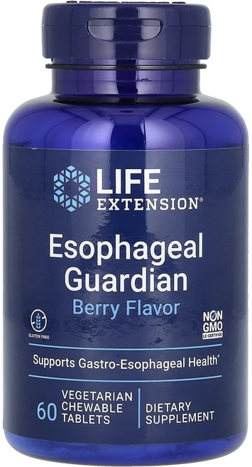 라이프익스텐션 Esophageal Guardian 베리 베지 츄어블 60정, 6개 - 쿠팡