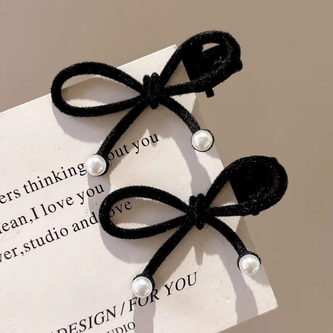 미다미 데일리 무드 리본 진주 헤어핀 1646 2p