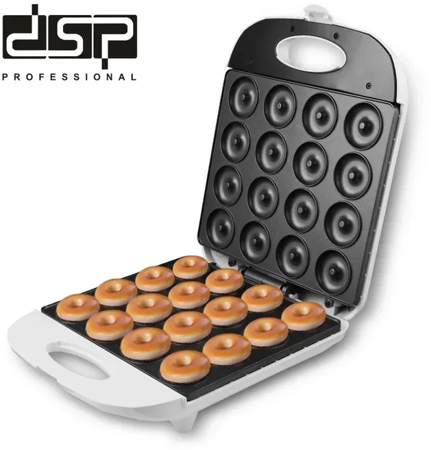 가정용 도넛 기계 220V 자동 전기 베이킹 팬 미니 베이킹 어른 케이크 기계 양면 아침 식사 기계, 01 미국