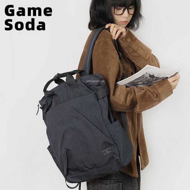 電玩汽水大容量雙肩包，大學生高中書包，旅行揹包，商務電腦包, 收藏加關注  優先發貨