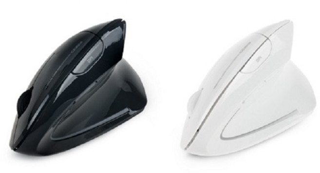 터널증후군 무선마우스 버티컬무선마우스 손목보호마우스 케어3015, 블랙 - 버티컬 케어 무선 마우스