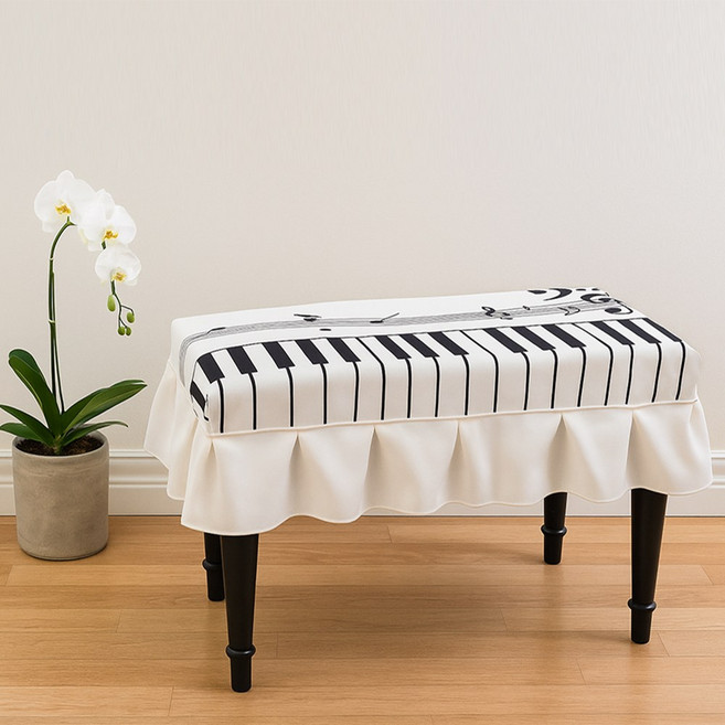 러블리썬 피아노 의자 사슴패턴 싱글커버 58x38, 사슴패턴 싱글커버 58x38cm, 1개