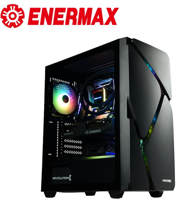 에너맥스PC 게이밍 작업용 게임용 컴퓨터 조립PC 디아블로 배그 롤 오버워치 리니지 로스트아크 스팀 동영상 편집 포토샵 프리미어 인텔 Z11 i5 12400F WIN11 정품, 에너맥스PC Z11 - WIN11 HOME  정품