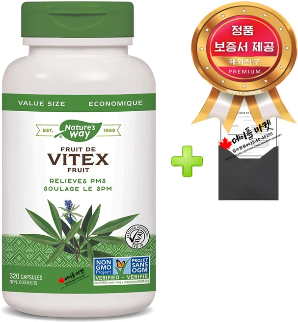 네이쳐스웨이 바이텍스 과일 후르츠 400mg 320캡슐+정품보증서 캐나다 직배송, 1개, 320캡슐, 320정 - 쿠팡
