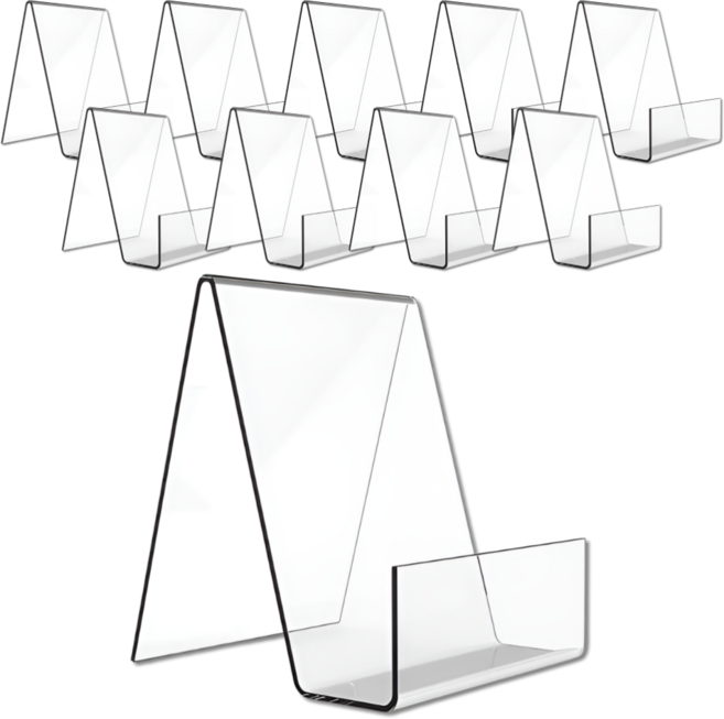 펴나나다 아크릴 책꽂이 스탠드 10P, 투명