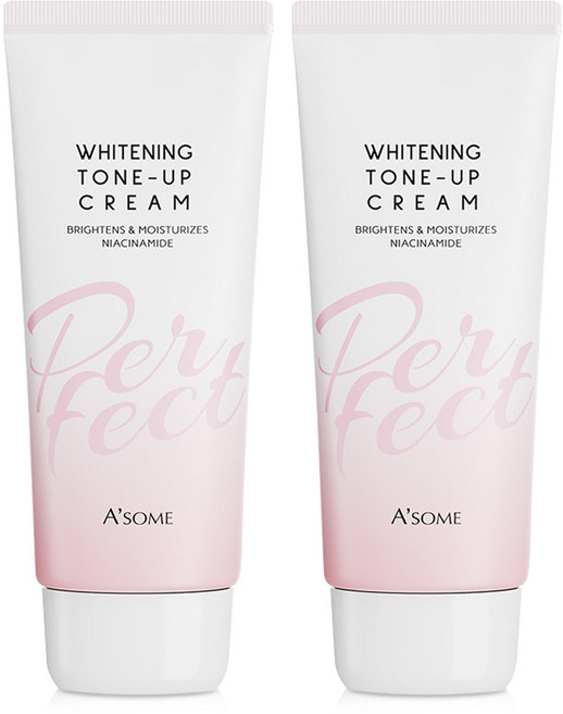 에이썸 브라이트닝 톤업크림 미백크림 대용량 100ml 2개, 사임당