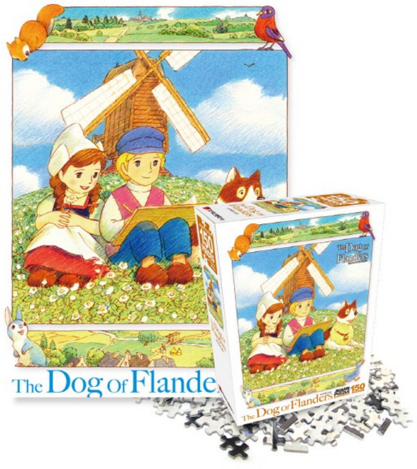 플란다스의 개 직소 퍼즐 150조각, 1개, 언덕위의 소풍, 150피스