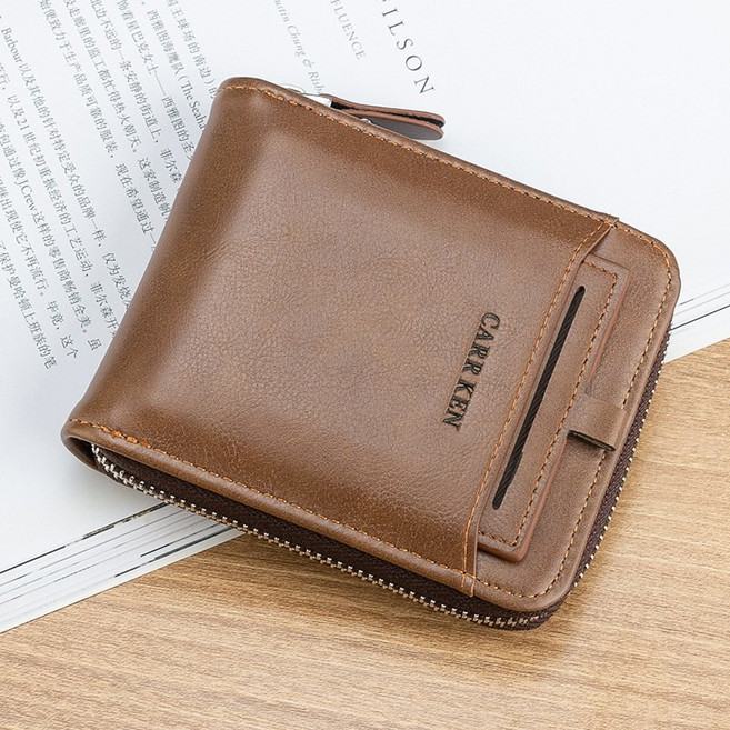 카르켄 쁘띠마인 남성용 캐주얼 3단 대용량 반지갑