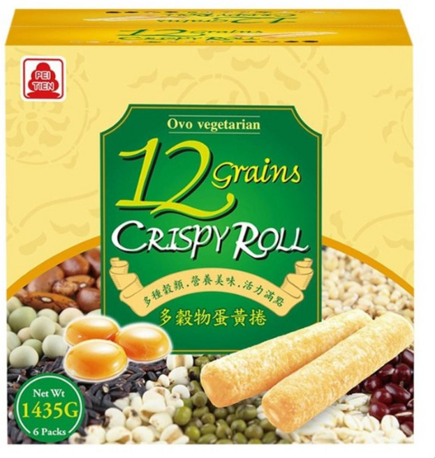 北田 12 Grains 蛋黃捲, 1個, 一單最多2盒-特價