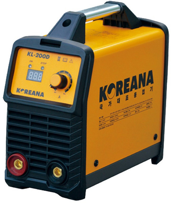 아크용접기 5kw 세트 코리아나용접기 KL-200D 초소형 휴대용 인버터 전기 소형 용접기, 1세트, KL200D+홀더5M+어스3M