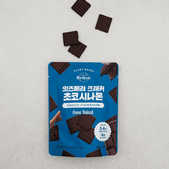 잇츠베러 크래커 초코시나몬, 45g, 1개