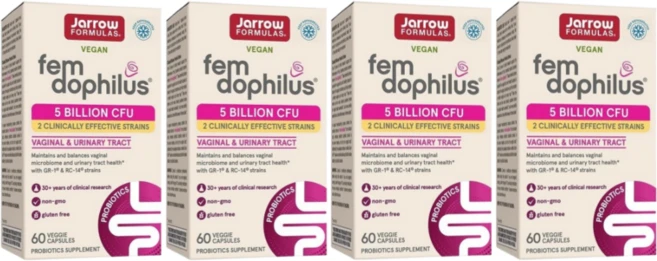 자로우 포뮬라 probiotics 소화 펨 Fem 도피러스 50억 프로바이오틱스 베지 캡슐, 60정, 4개 - 쿠팡