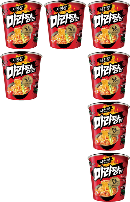 사천왕 마라탕면 당면 54g, 7개
