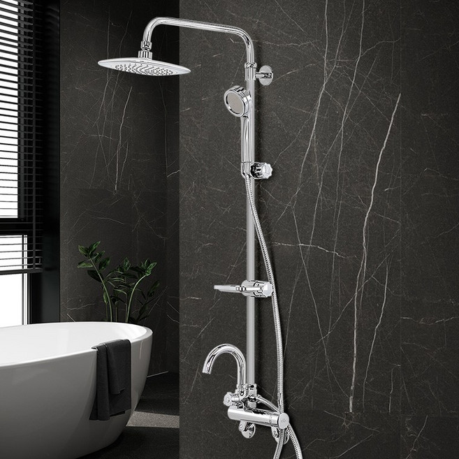 해바라기 3000 거위목 수전헤드 샤워기교체 부스샤워 세트설치, 상세페이지 참조