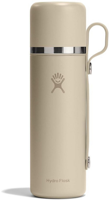 Hydro Flask Hot & Cup - 단열 스테인리스 스틸 커피용 뜨거운 음료 여행용 용기 828ml(28온스) 비치플럼 퍼플_161927, 28온스, 귀리_161927