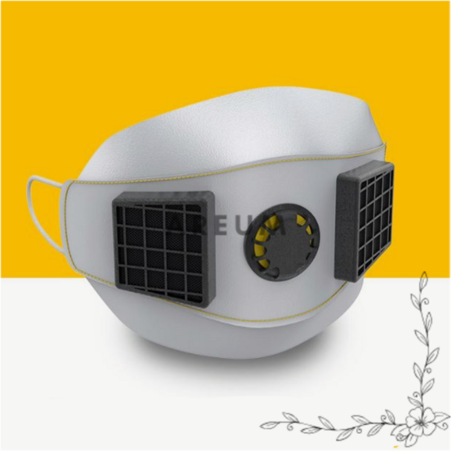 엘립 화재대피 최고급형 방연 방독 마스크 유독 가스 차단 원활한 호흡, 1개, 1개입