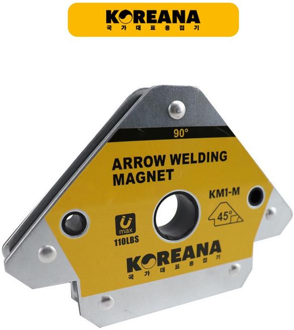 코리아나 용접자석 마그네틱 용접 공구, KM2-S, 1개