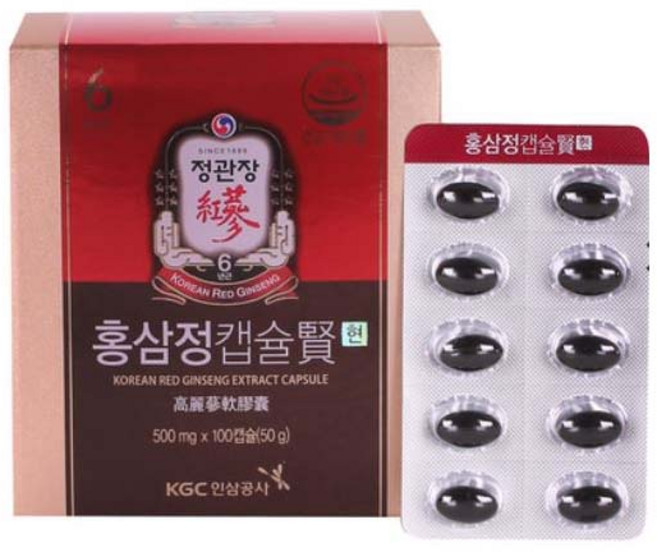 정관장 홍삼정 캡슐 현, 100정, 1개