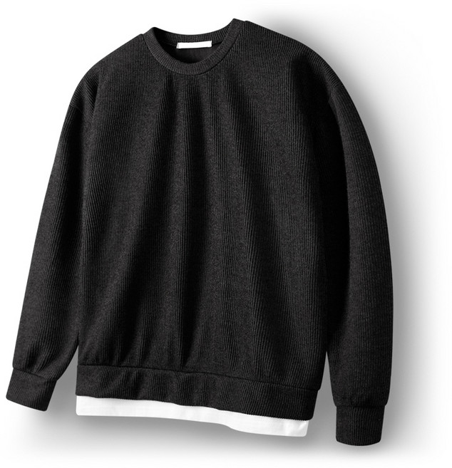 해리슨 남성용 NAT1010 레이어드 니트 맨투맨 HA-1018