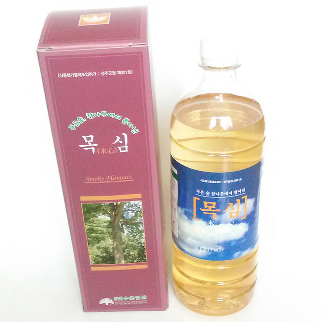스모크향 목심 900mL 훈제향 불맛 숯불향 식품첨가 목초액, 1개