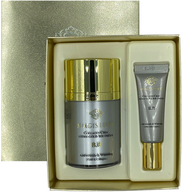 마지스레네 콜라겐쇽 엑스트라 골드 비비 50ml+10ml (입큰 클렌징 티슈 20매 증정), 50ml, 1개