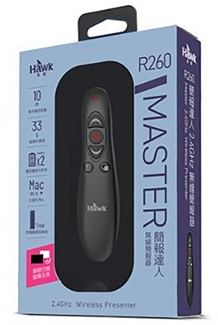 Hawk 浩客 R260 2.4GHz無線簡報器, 1個