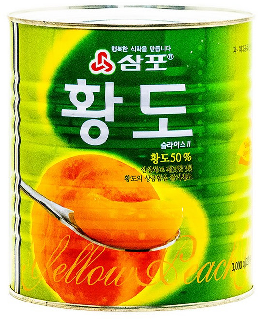 [삼포]황도슬라이스400g, 1개, 3kg