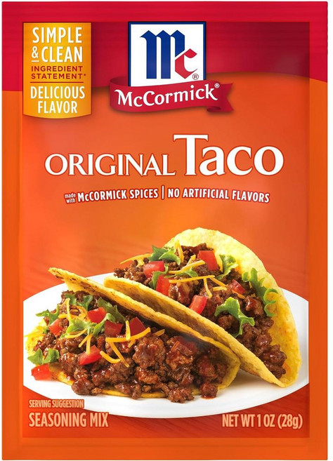 맥코믹 오리지널 타코 시즈닝 믹스, 28g, 1개
